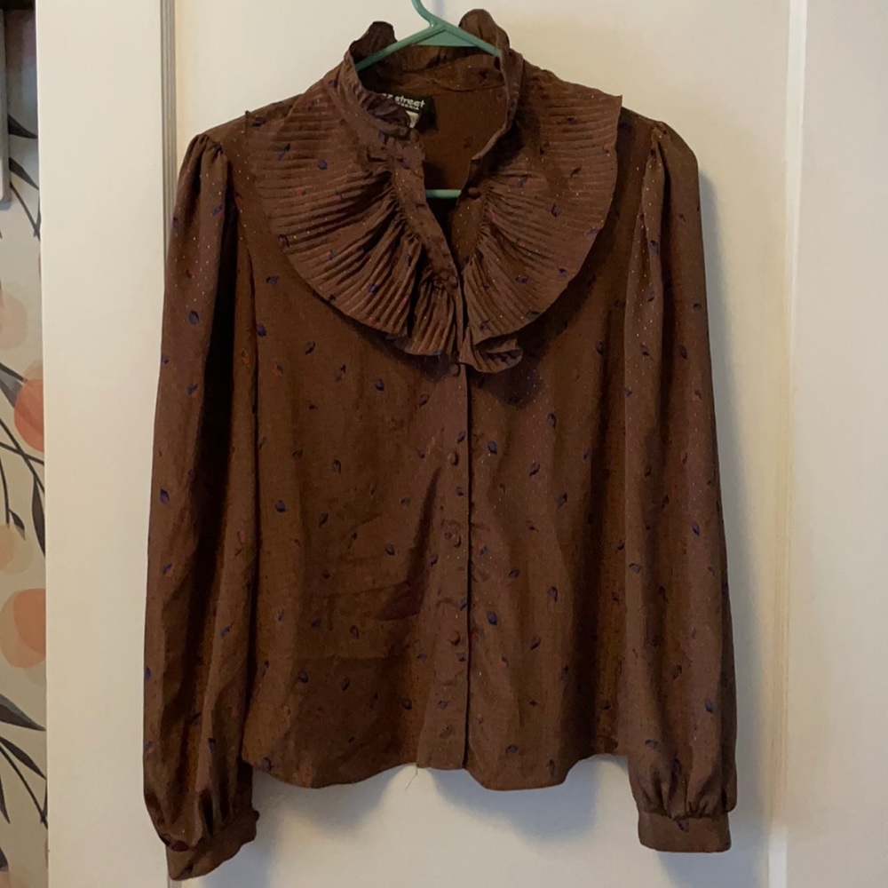 Vintage ruffle blouse